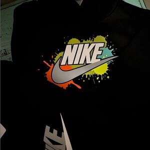 Nike Black Sweatshirt with Splash Logo